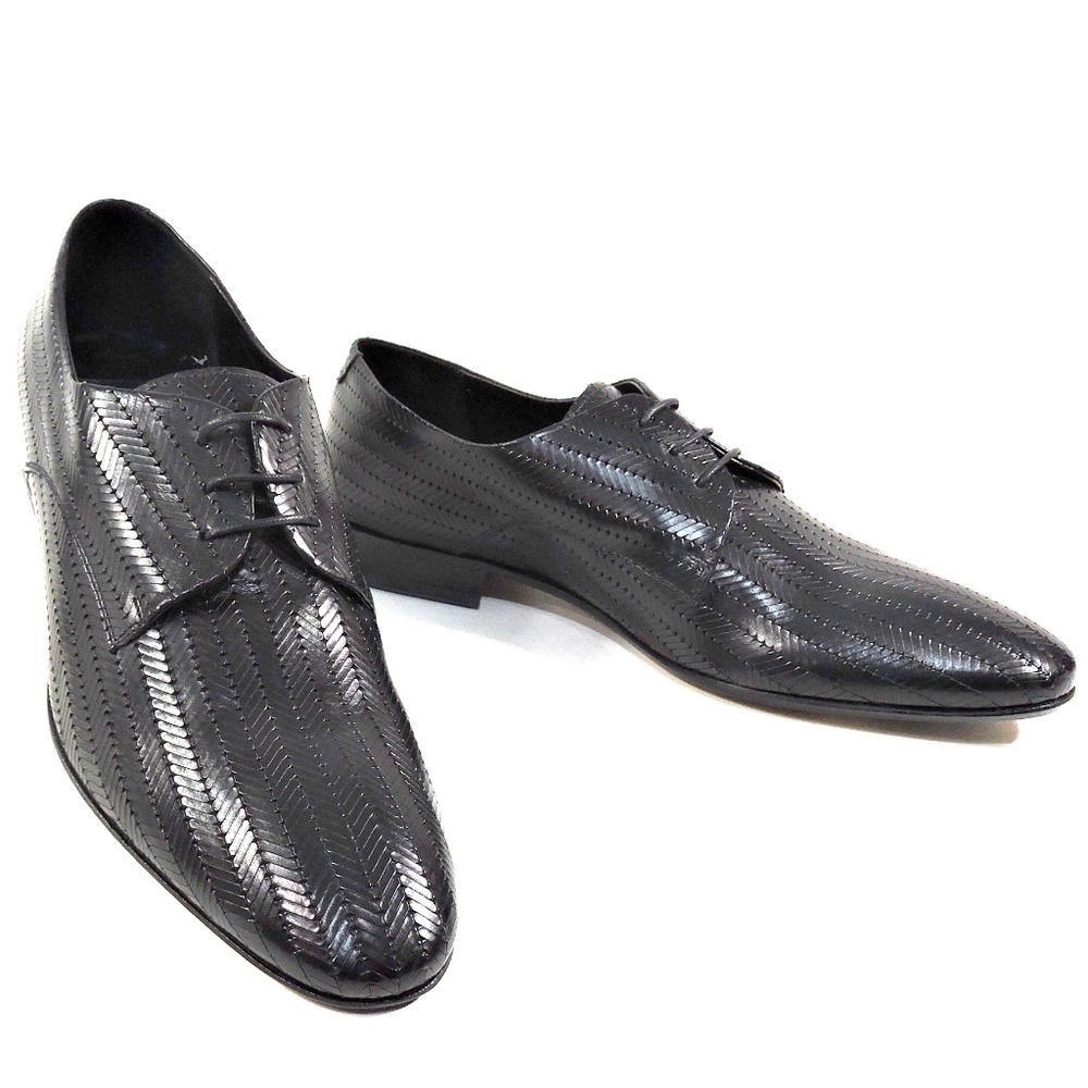GOODMAN 🇮🇹 MEN'S BLACK SOFT LEATHER COMFORT OXFORD SHOES